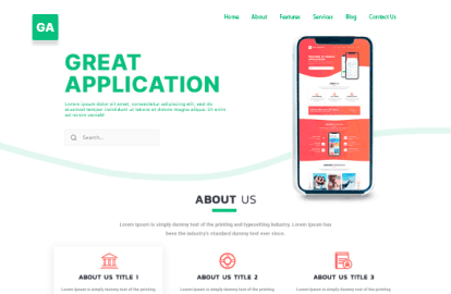 Great Application WordPress site